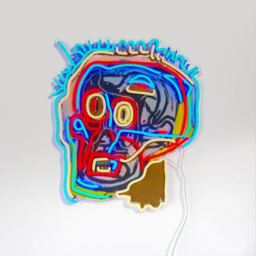 Skull Painting Neon